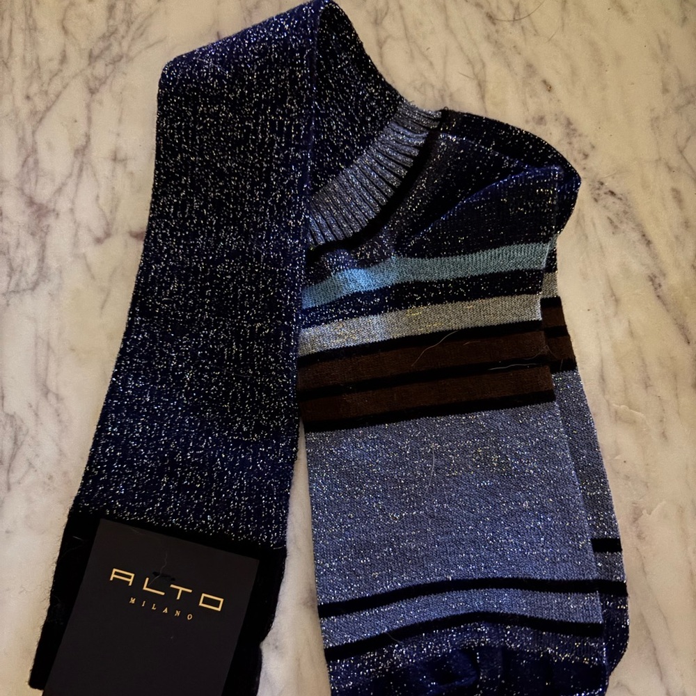 ALTO MILANO Dress Socks Style COTTON Blend MADE IN ITALY